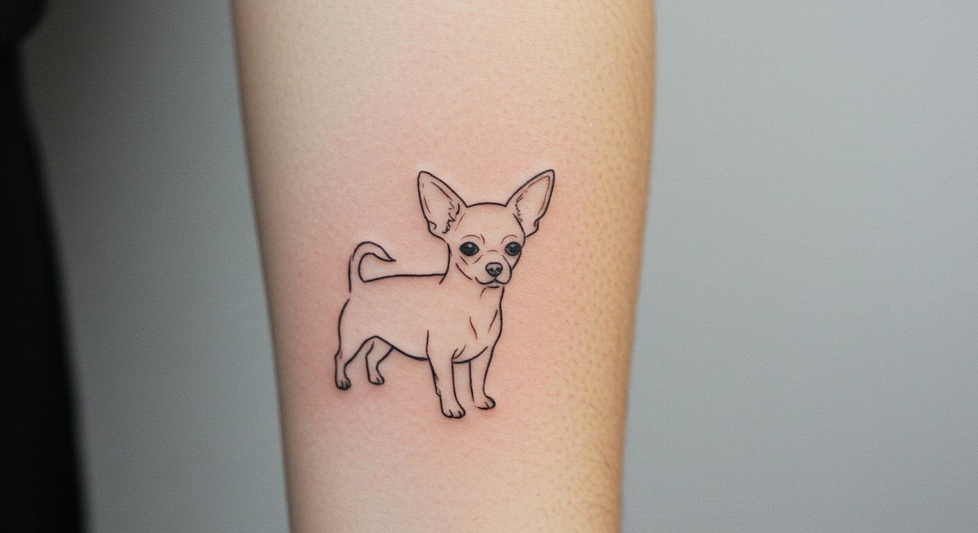 27 Stunning Chihuahua Tattoo Ideas — Timeless Minimalist Flair