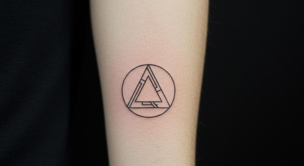27 Striking Minimalist Geometric Tattoo Ideas to Inspire You