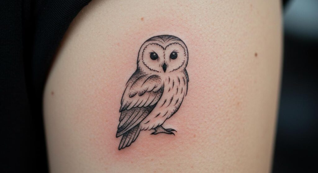 27 Striking Minimalist Owl Tattoo Ideas for Timeless Charm