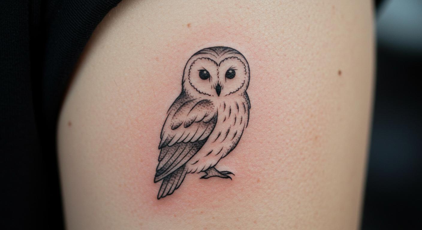 27 Striking Minimalist Owl Tattoo Ideas for Timeless Charm