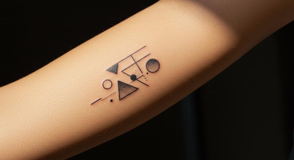 27 Striking Abstract Tattoo Designs for Timeless Minimalism
