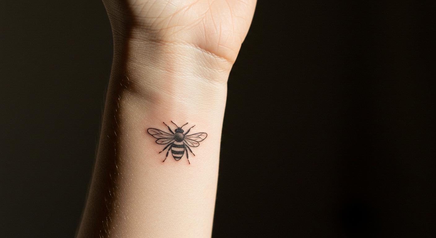 27 Stunning Minimalist Bee Tattoo Ideas to Inspire You