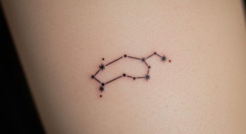 27 Striking Minimalist Zodiac Tattoo Ideas to Elevate Style
