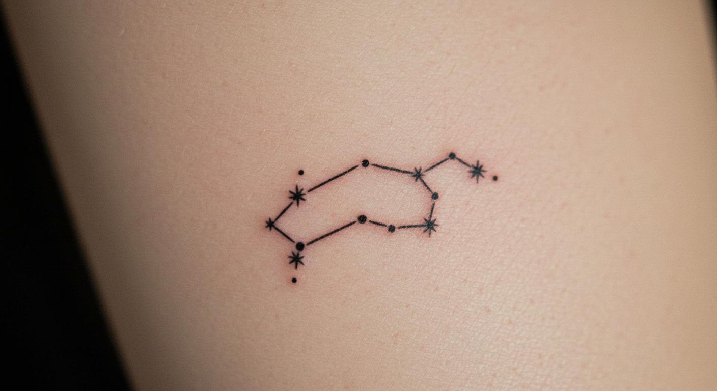 27 Striking Minimalist Zodiac Tattoo Ideas to Elevate Style