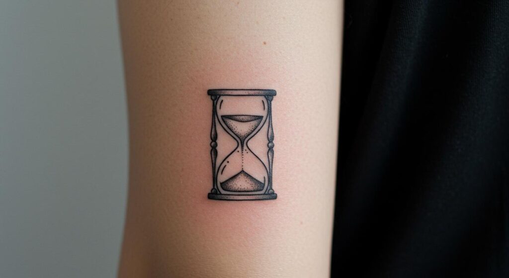 27 Stunning Hourglass Tattoo Minimalist Ideas for Timeless Style