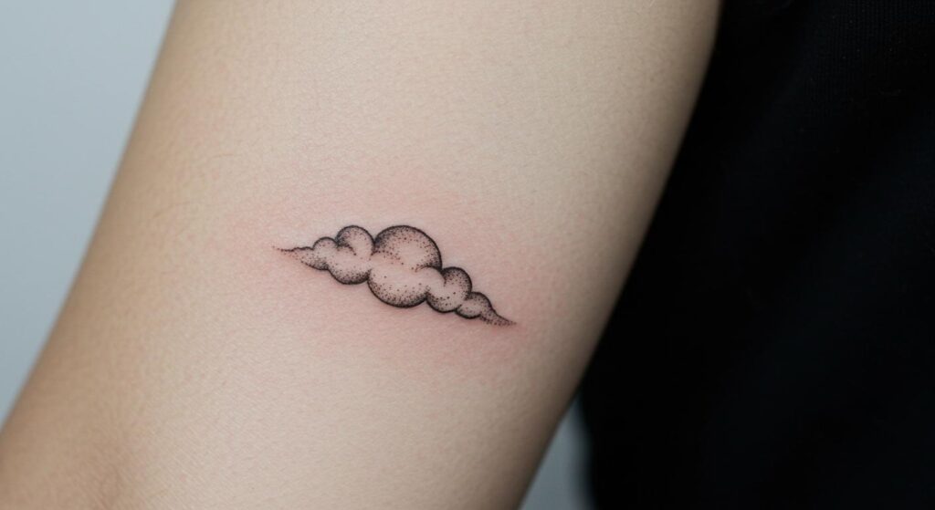 27 Stunning Minimalist Cloud Tattoo Ideas to Elevate Your Style