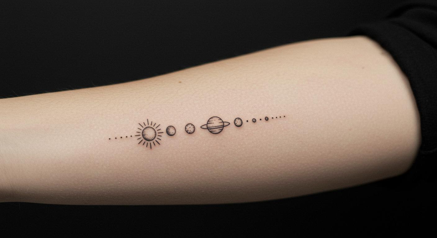 27 Stunning Solar System Tattoo Ideas to Inspire Your Next Ink