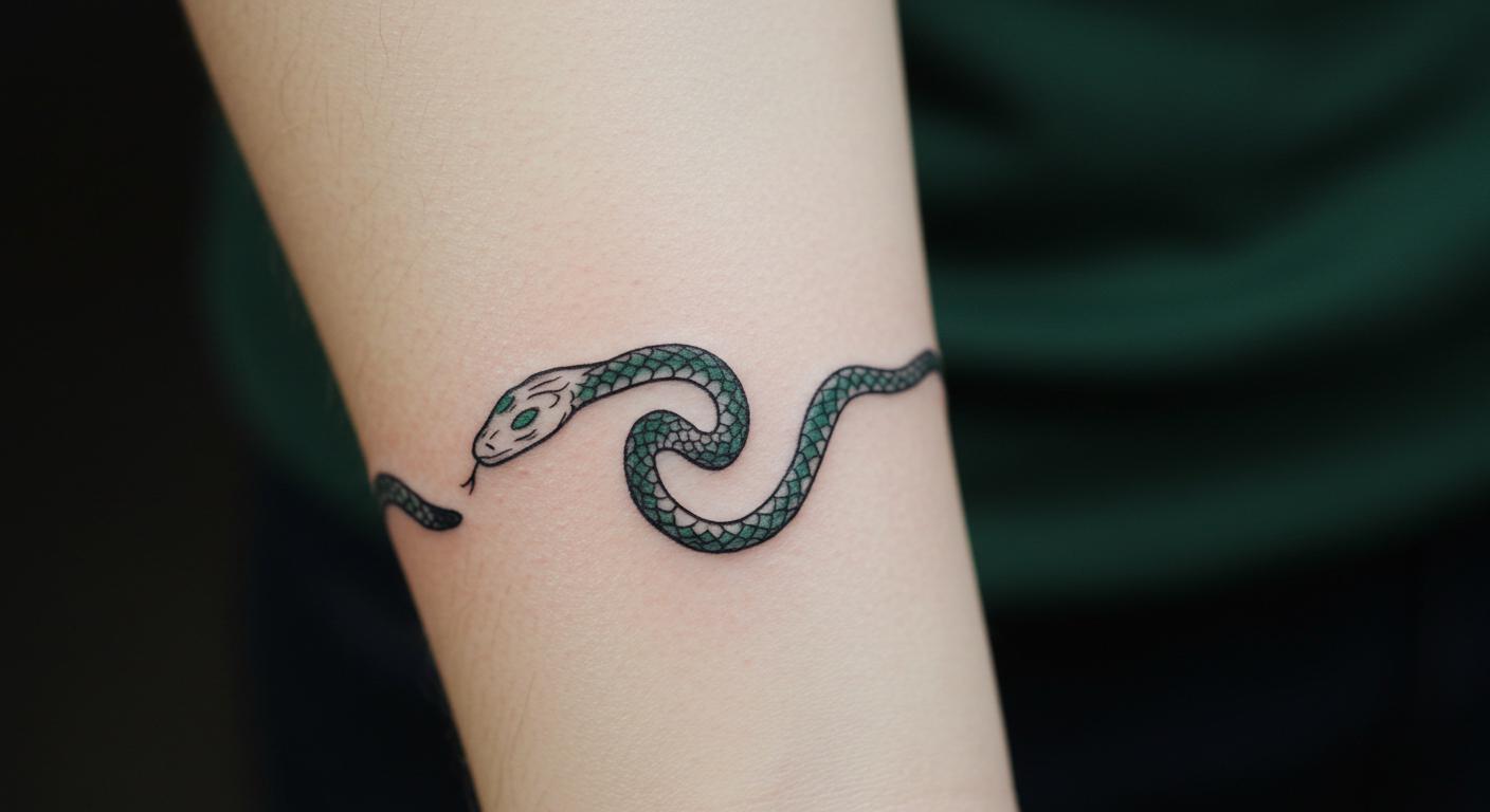 27 Striking Slytherin Tattoo Ideas for Timeless Style