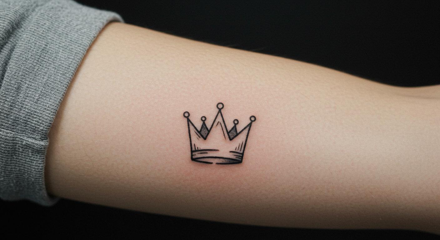 27 Stunning Minimalist Crown Tattoo Ideas to Elevate Style
