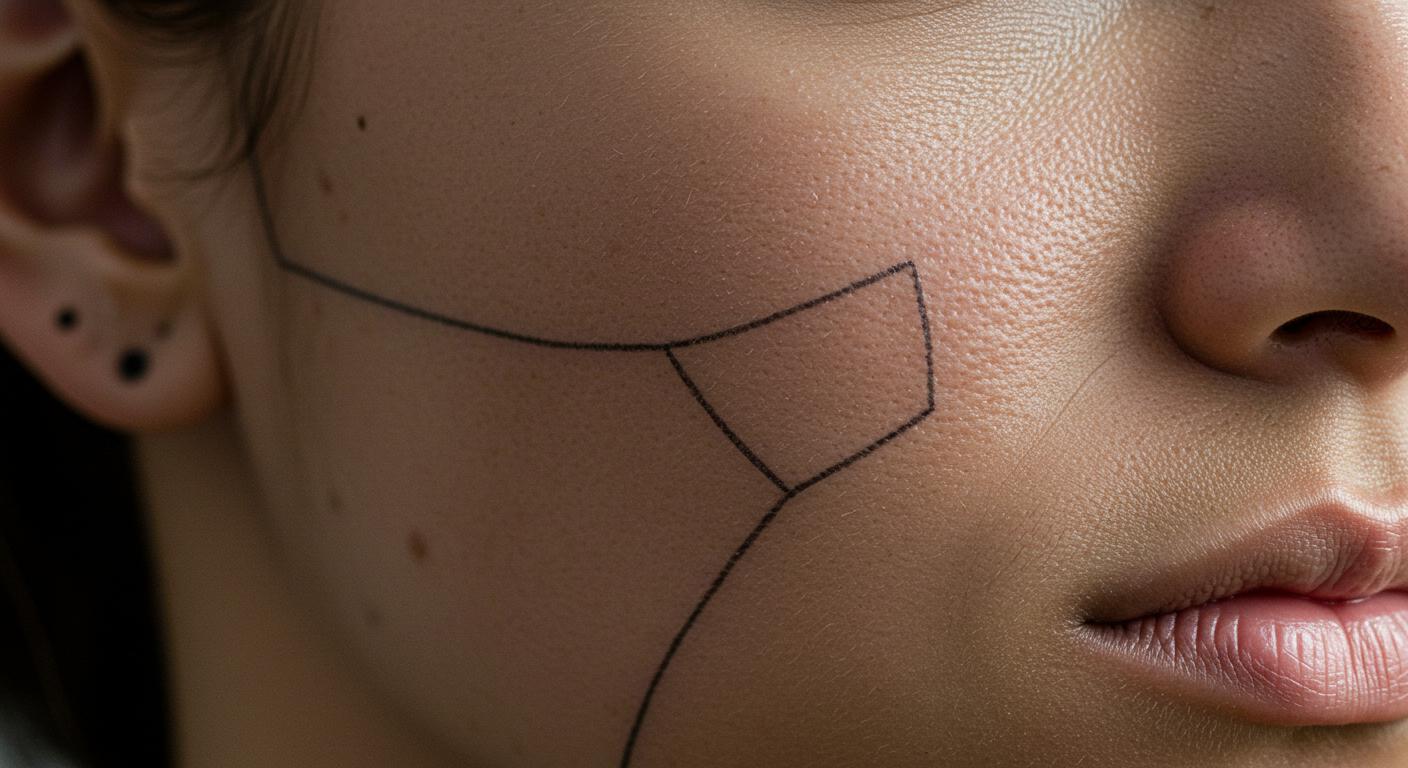 27 Stunning Minimalist Face Tattoo Ideas for Bold Style
