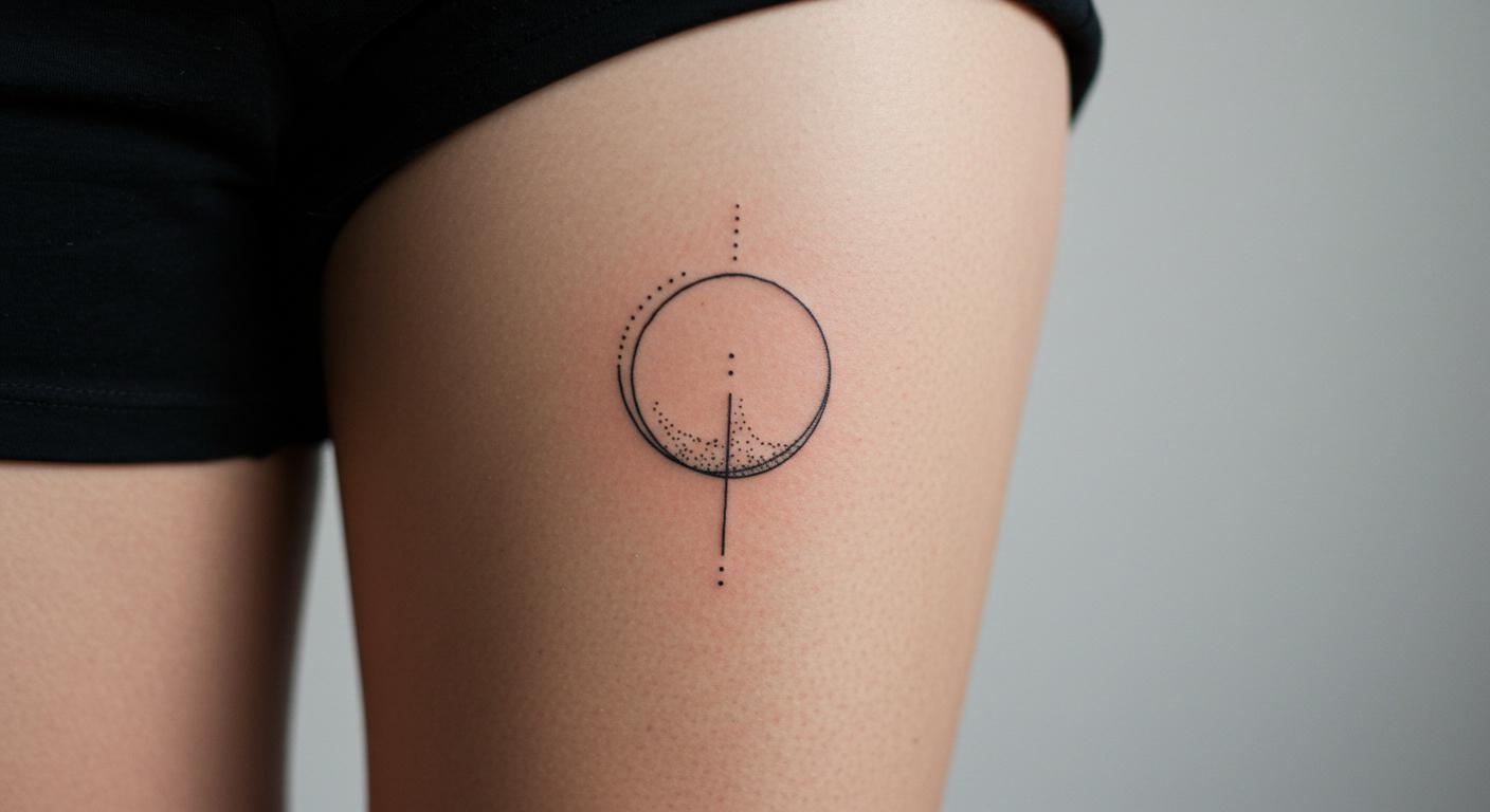 27 Stunning Minimalist Leg Tattoo Ideas That Elevate Style