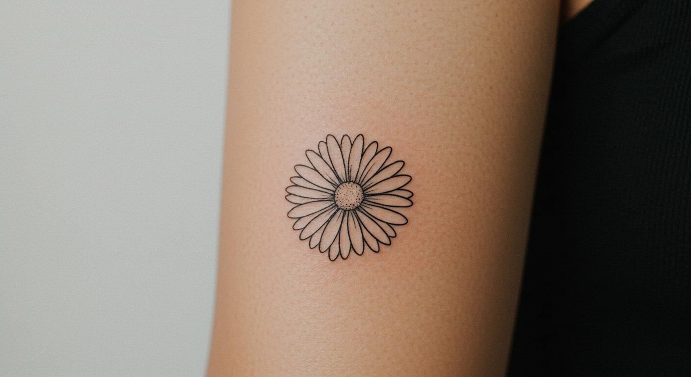 27 Stunning Daisy Minimalist Tattoo Ideas for Timeless Charm