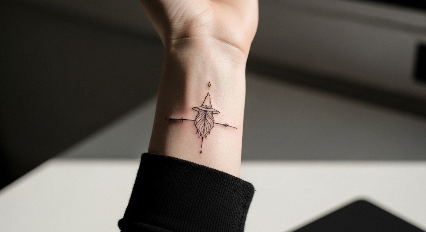 20 Subtle Witch Tattoos for the Witchy Woman at the Office