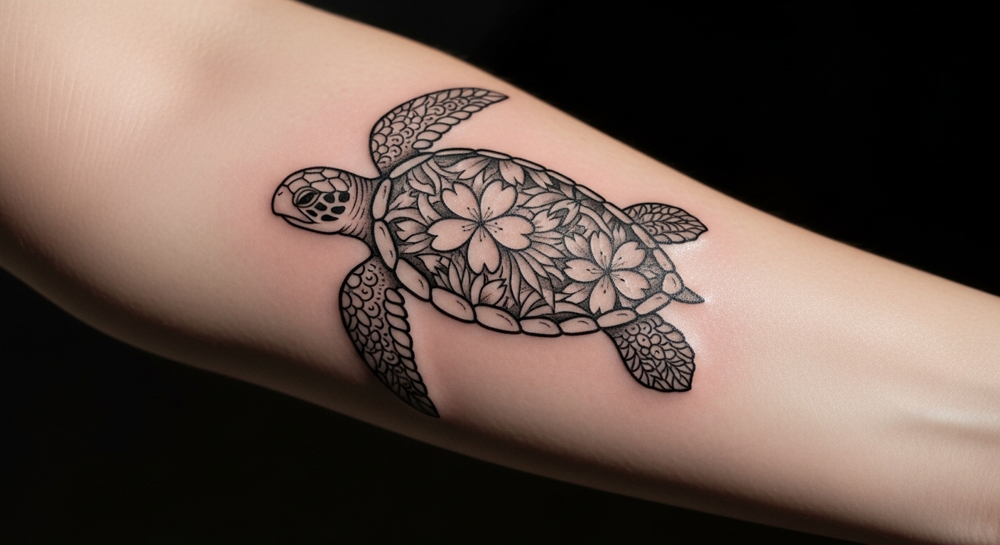 22 Stunning Turtle Tattoos Inspired by Hawaiian Culture