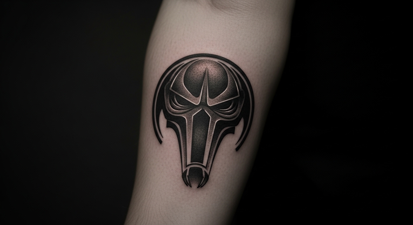 21 Bold Dark Side Minimalist Tattoos for Star Wars Devotees