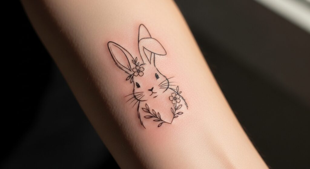22 Adorable Bunny Tattoos That Are Perfect for Spring Lovers
