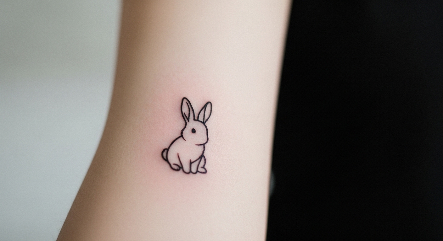 21 Sweet Bunny Tattoos to Honor a Beloved Pet Rabbit