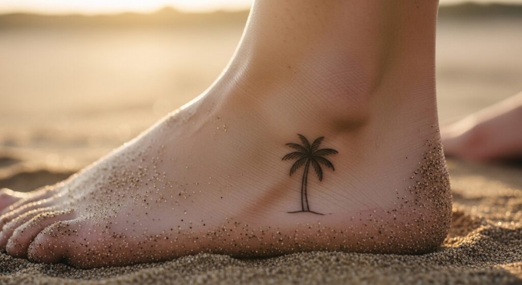 21 Beautiful Beach Tattoos That Capture Your Best Vacation
