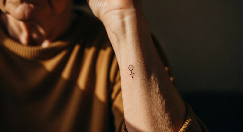 22 Elegant Minimalist Tattoos for Women Getting Inked After 50