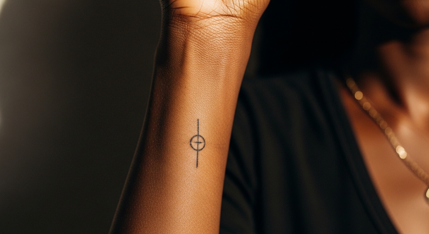21 Beautiful Minimalist Tattoos That Shine on Women With Dark Skin