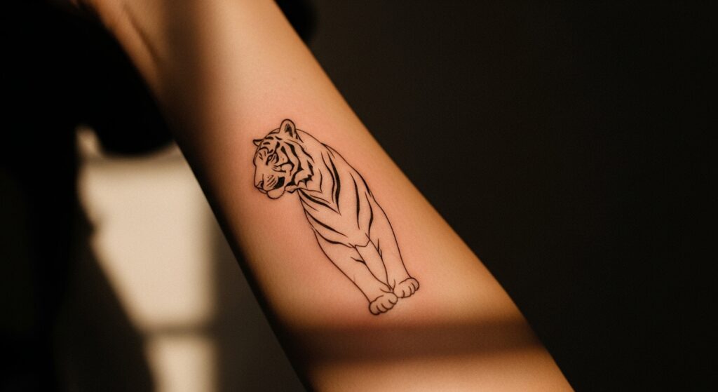 22 Bold Tiger Tattoos for Women Who Carry Inner Strength
