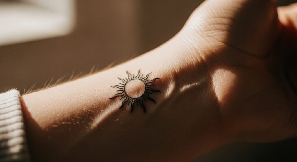 22 Powerful Sun Tattoos That Carry Deep Personal Meaning