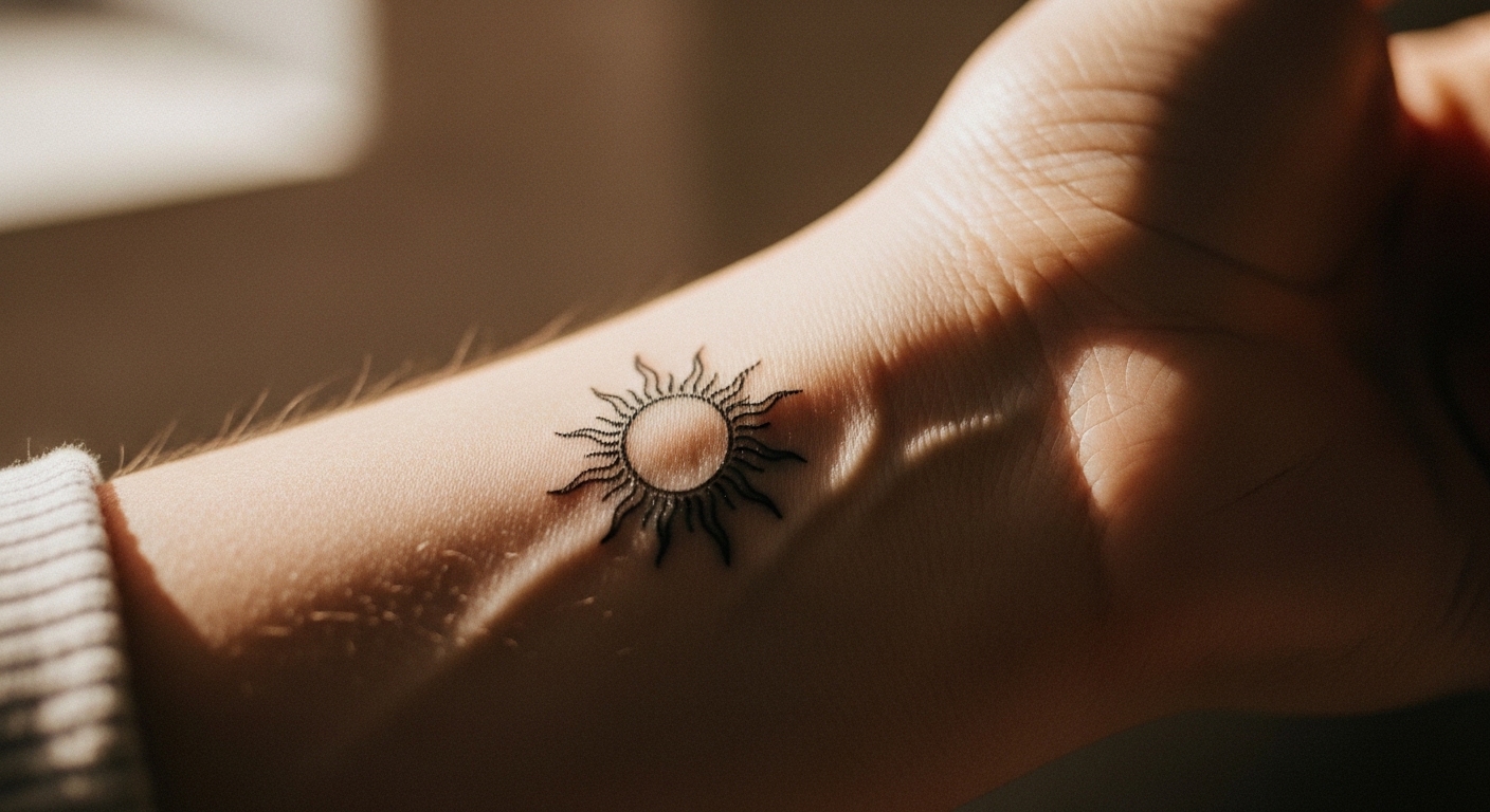 22 Powerful Sun Tattoos That Carry Deep Personal Meaning