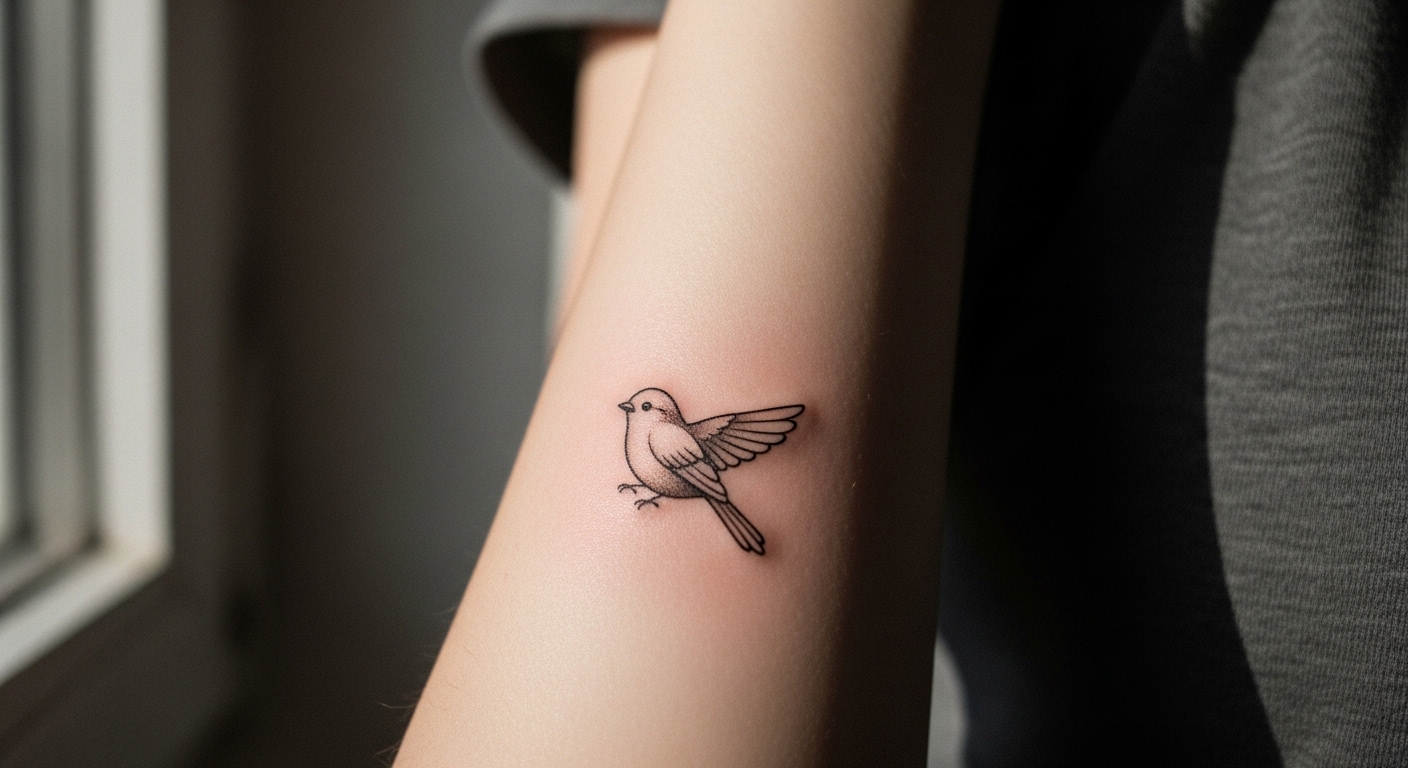 21 Touching Bird Tattoos People Get to Remember Loved Ones