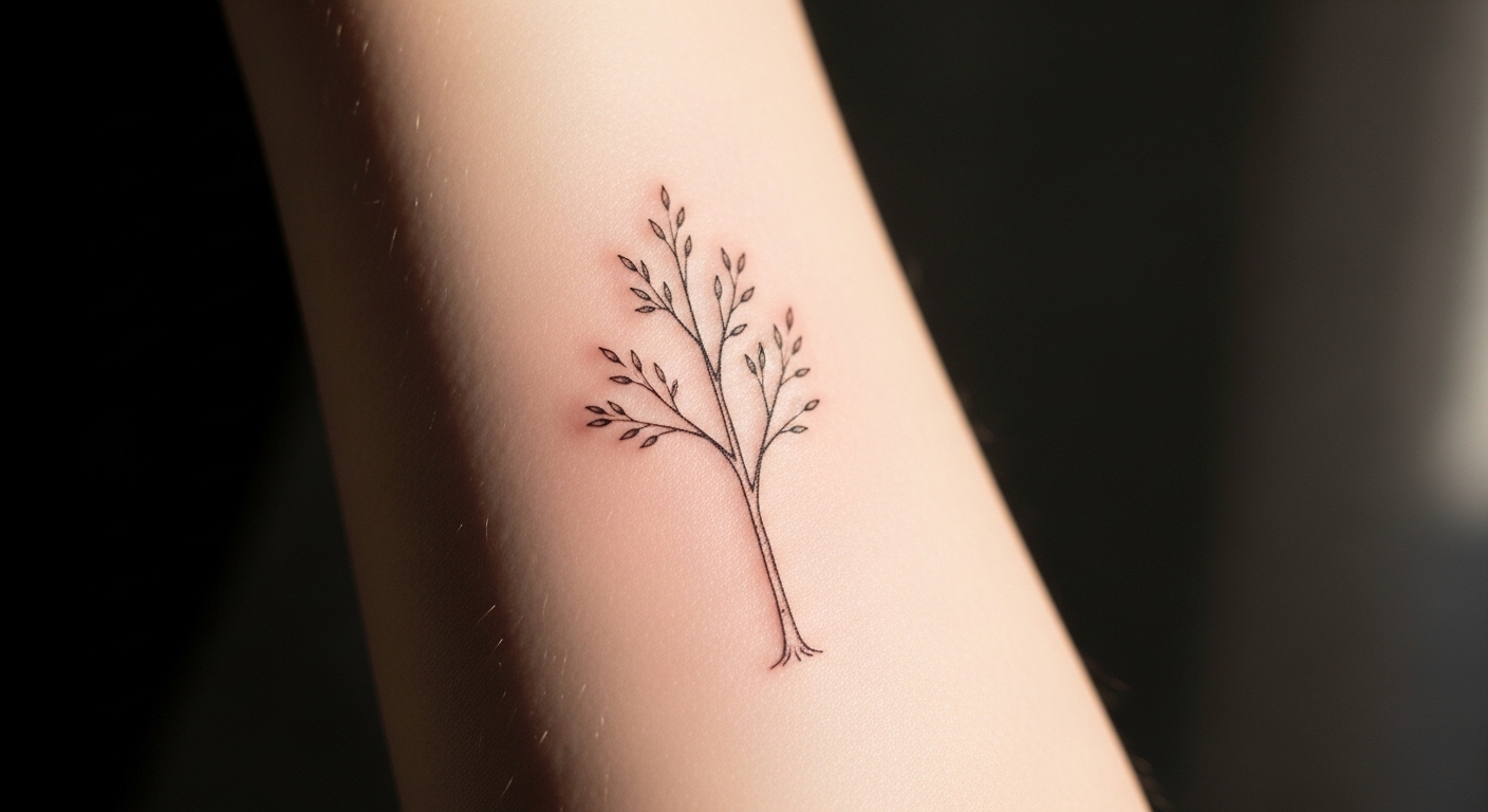 21 Beautiful Tree Tattoos That Represent Personal Growth Cycles