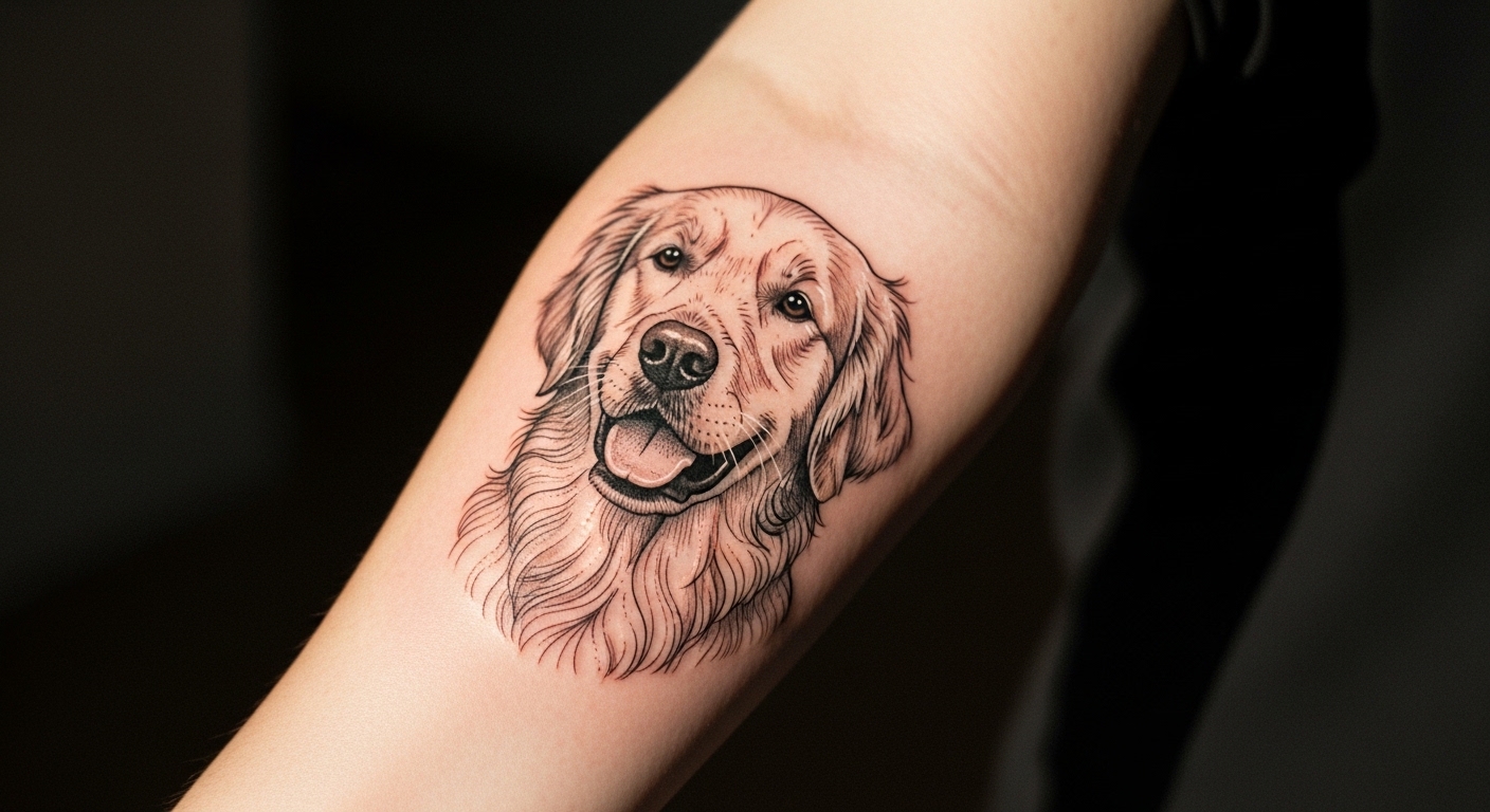 21 Adorable Golden Retriever Tattoos Every Dog Parent Will Love