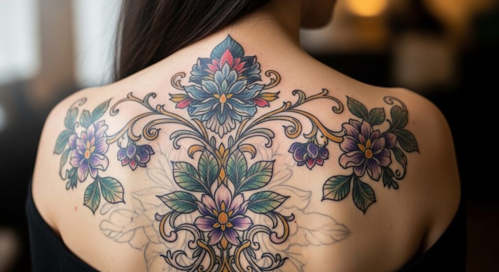 21 Stunning Back Tattoos That Cover Old Ink Beautifully