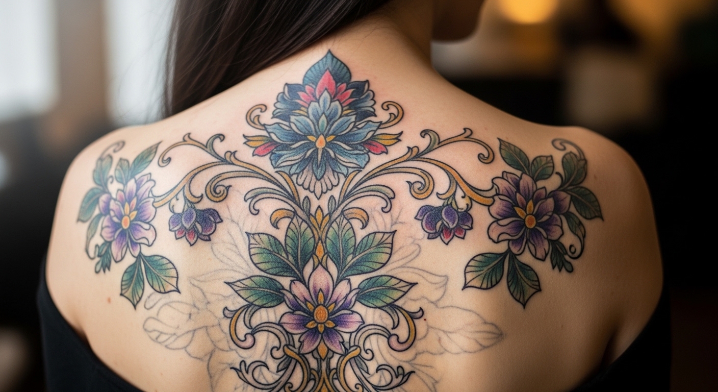 21 Stunning Back Tattoos That Cover Old Ink Beautifully