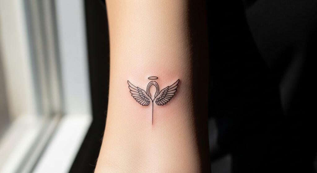 21 Touching Angel Tattoos for People Who Carry Loss Gracefully