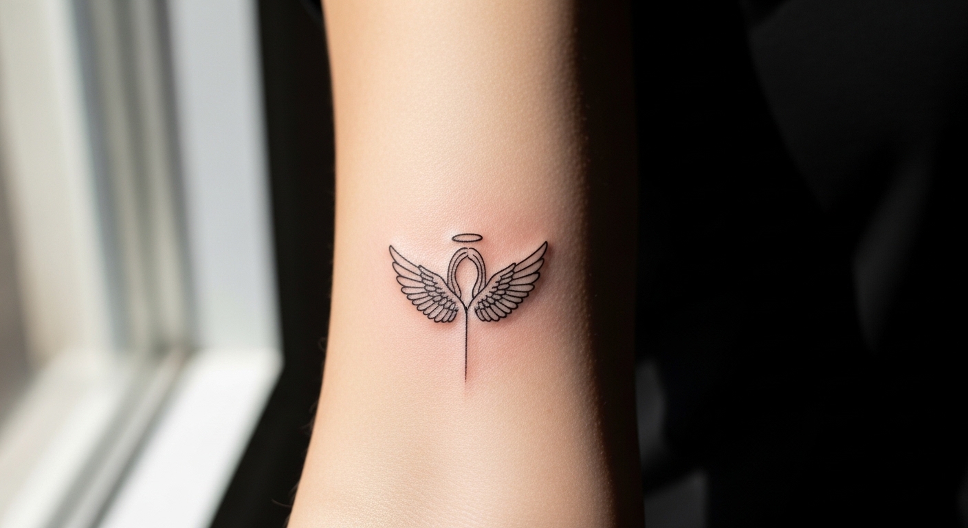 21 Touching Angel Tattoos for People Who Carry Loss Gracefully