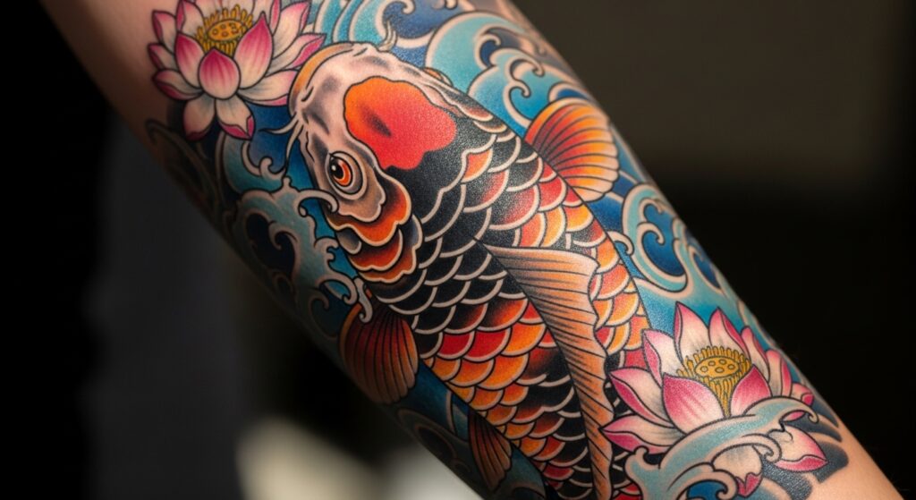 21 Authentic Koi Fish Tattoos With Deep Japanese Symbolism