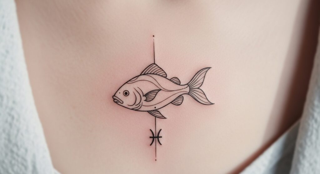 22 Dreamy Pisces Tattoos for the Sensitive and Creative Woman