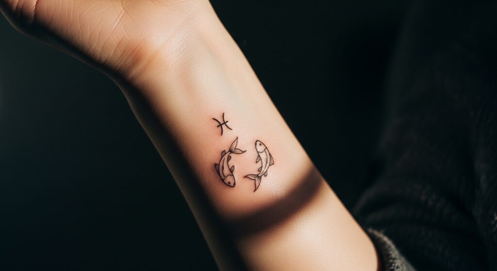 21 Best Pisces Tattoo Placements That Look Effortlessly Elegant