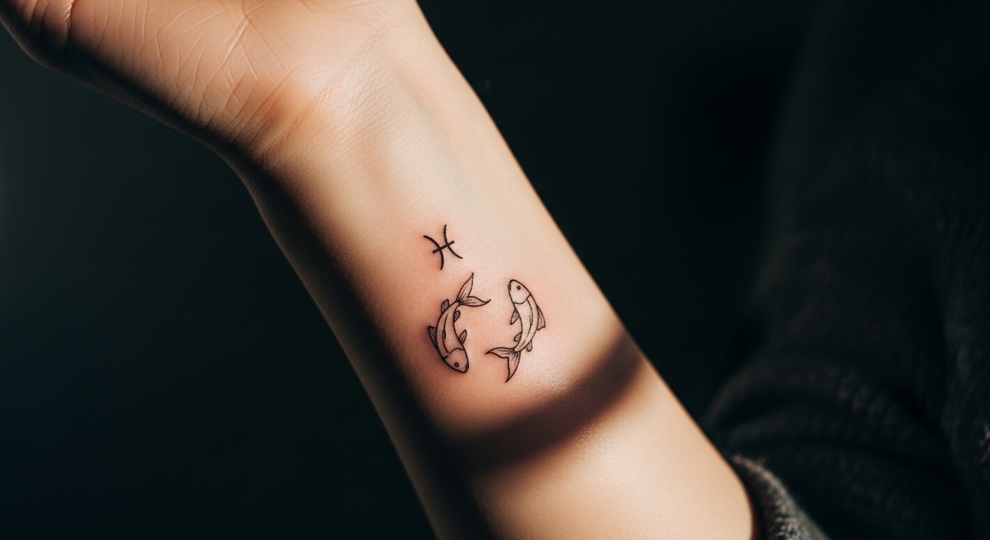 21 Best Pisces Tattoo Placements That Look Effortlessly Elegant