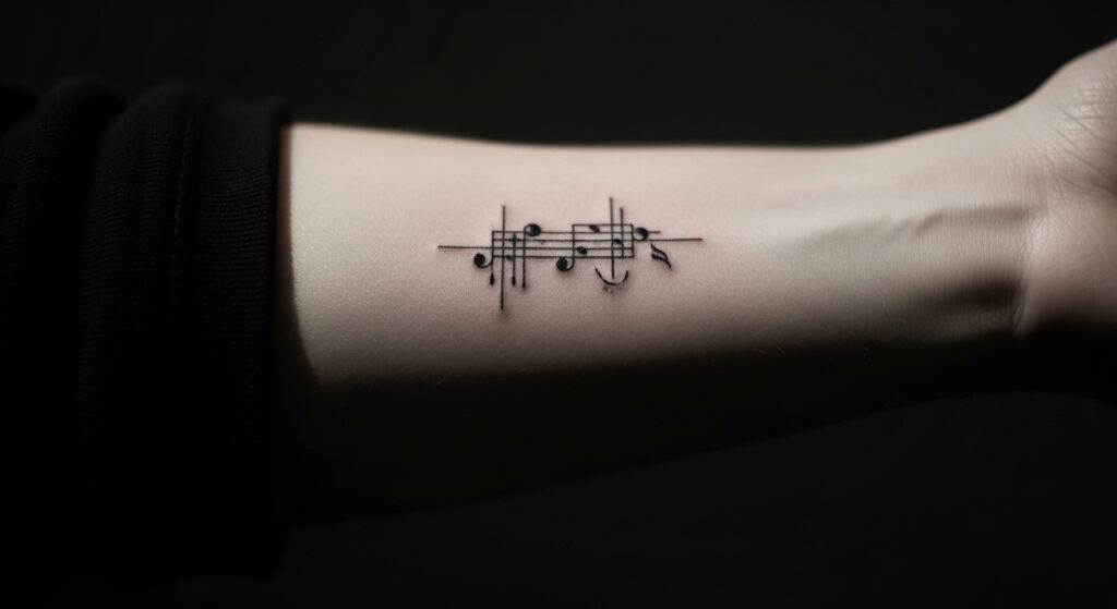 21 Beautiful Music Tattoos for People Saved by Songs in Dark Times