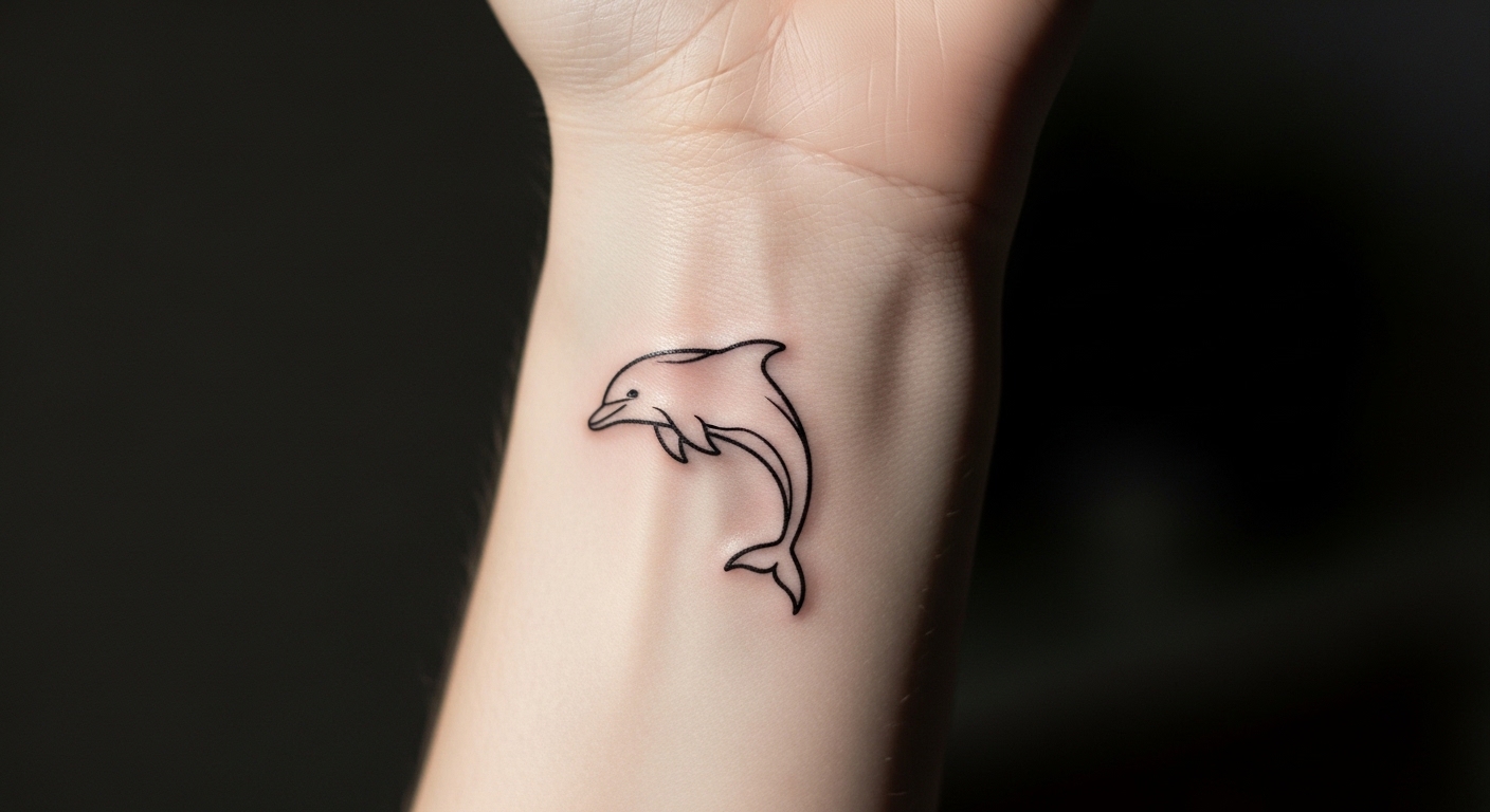 21 Beautiful Dolphin Tattoos Celebrating Intelligence and Joy
