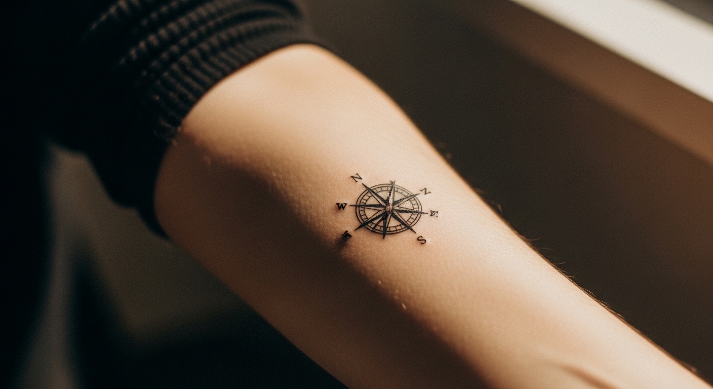 22 Meaningful Compass Tattoos for Devoted World Travelers