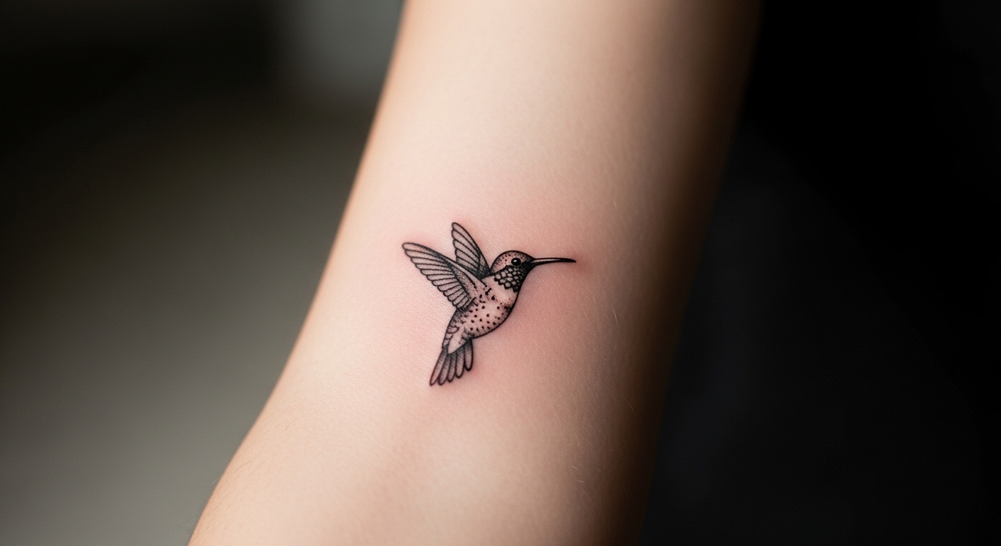 21 Gentle Hummingbird Tattoos to Honor Someone Remembered Fondly