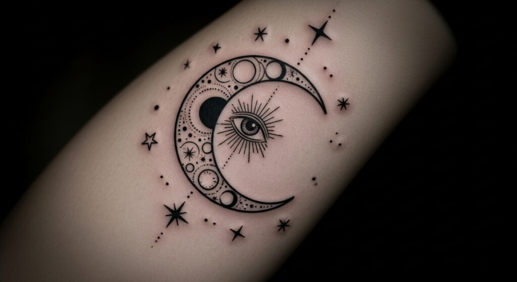 22 Mystical Moon Tarot Tattoos for the Deeply Intuitive Souls
