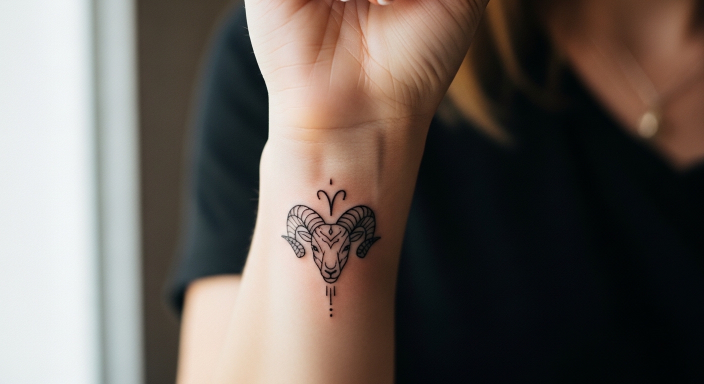 22 Bold Aries Tattoos for the Fearlessly Independent Woman