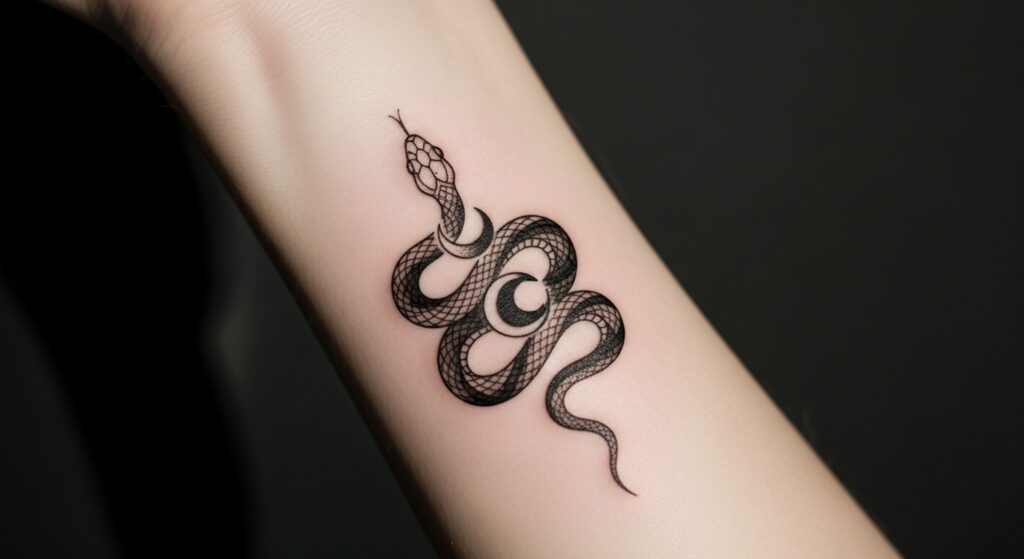 22 Powerful Snake Tattoos That Celebrate Personal Rebirth