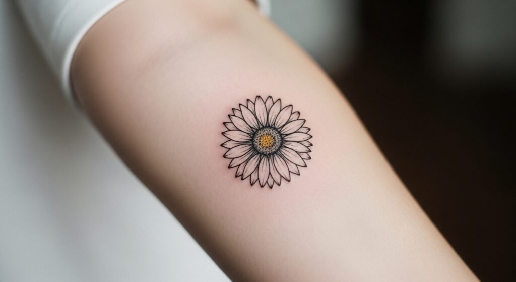 22 Uplifting Sunflower Tattoos That Celebrate Mental Health Recovery