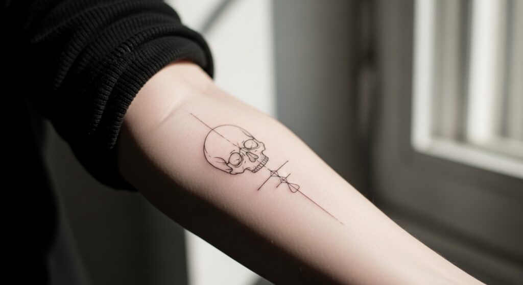21 Powerful Memento Mori Skull Tattoos for People Embracing Life