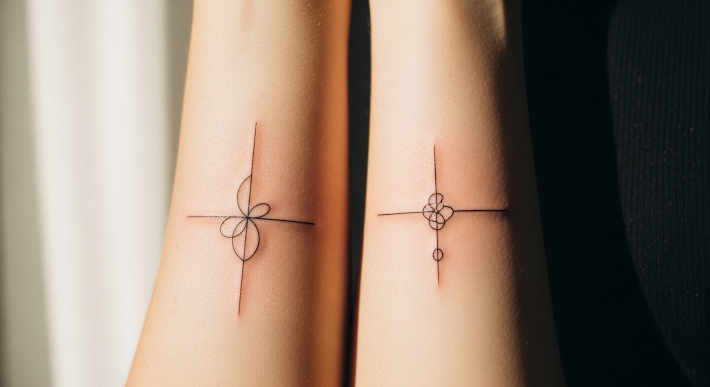 22 Touching Sister Tattoos for Sisters Living in Different Countries