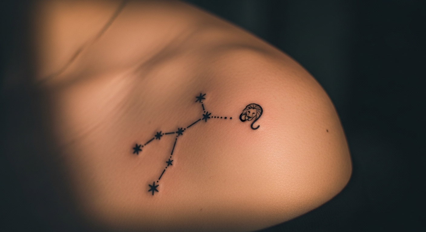 21 Tiny Leo Constellation Tattoos for the Natural-Born Leader
