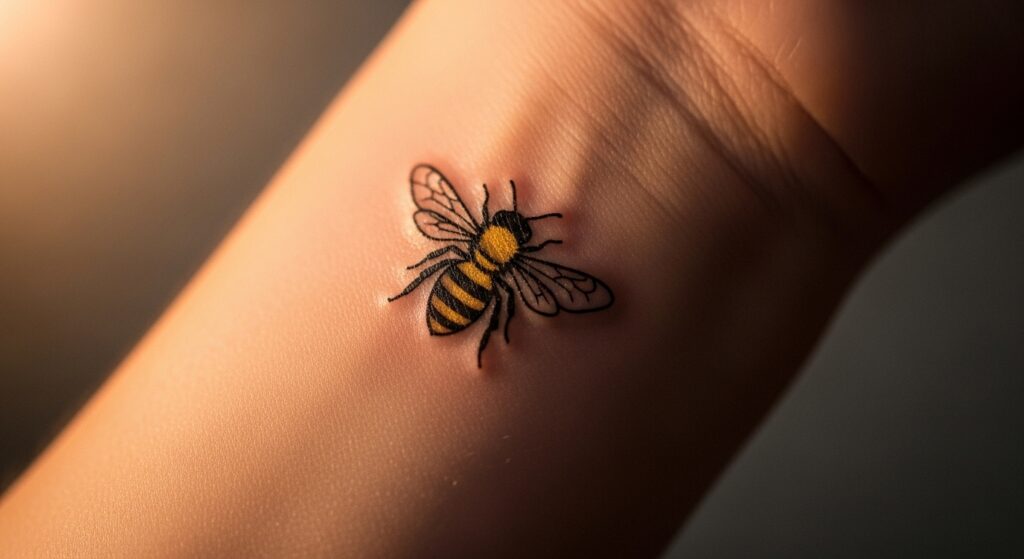 21 Bold Bee Tattoos for Women Who Are Unapologetically the Queen